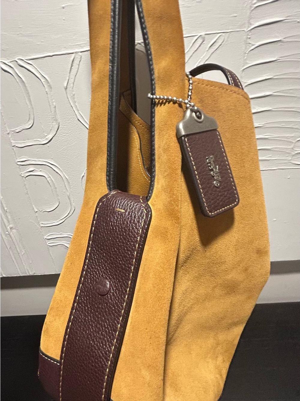 COACH Suede Hobo Bag - Picture 5 of 14